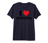 Me Encanta el Nombre de Aitana, me encantan Las Cosas Personalizadas Camiseta Premium