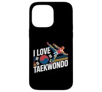 Me Encanta el Orgullo de Las Artes Marciales del Taekwondo Carcasa para iPhone 14 Pro MAX