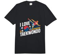 Me Encanta el Orgullo de Las Artes Marciales del Taekwondo Comfort Colors Adult Heavyweight T-Shirt