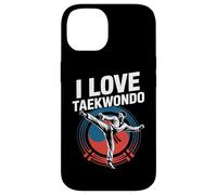 Me encanta el orgullo entusiasta del taekwondo Carcasa para iPhone 14