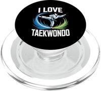 Me encanta el orgullo entusiasta del taekwondo PopSockets PopGrip para MagSafe