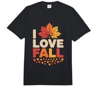 Me Encanta el otoño Hojas de otoño Vibraciones estacionales Comfort Colors Adult Heavyweight T-Shirt
