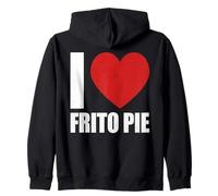 Me Encanta el Pastel Frito, corazón Rojo, Taco, Comida, Cocina Americana Sudadera con Capucha