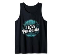 Me encanta el patrimonio del paisaje urbano de Filadelfi Camiseta sin Mangas