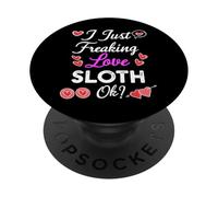 Me Encanta el Perezoso PopSockets PopGrip Adhesivo