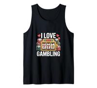 Me encanta el placer de los entusiastas del casino de juegos de azar Camiseta sin Mangas