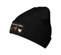 Me Encanta El Pollo De Mis Damas Unisex Watch Cap Deportivo Gorros con Vuelta Cálido Gorro Invierno para Correr Clima Frío Pasear Al Perro