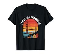 Me encanta el puente Golden Gate de San Francisco Camiseta