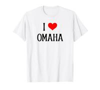 Me Encanta el Recuerdo de Viaje de Vacaciones Familiares del 37º Estado de Omaha Camiseta