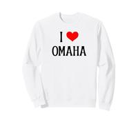 Me Encanta el Recuerdo de Viaje de Vacaciones Familiares del 37º Estado de Omaha Sudadera