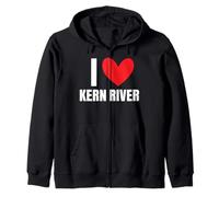 Me Encanta el río Kern California Sequoia Forest Kernville Camp Sudadera con Capucha