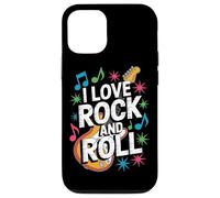 Me encanta el rock and roll Bold Guitar Vibe Carcasa para iPhone 12/12 Pro