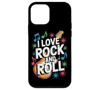 Me encanta el rock and roll Bold Guitar Vibe Carcasa para iPhone 12 mini