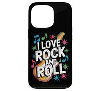 Me encanta el rock and roll Bold Guitar Vibe Carcasa para iPhone 13 Pro