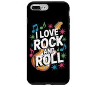 Me encanta el rock and roll Bold Guitar Vibe Carcasa para iPhone 7 Plus/8 Plus