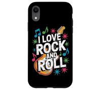 Me encanta el rock and roll Bold Guitar Vibe Carcasa para iPhone XR