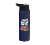 Me encanta el rosbif a la barbacoa Pitmaster Carnivore Kitchen Stainless Steel Insulated Water Bottle