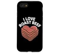 Me Encanta el rosbif Heart Stack Meat Aver BBQ Carcasa para iPhone SE (2020) / 7/8
