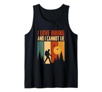 Me encanta el senderismo y no puedo mentir divertido Camping Montaña Senderismo Camiseta sin Mangas
