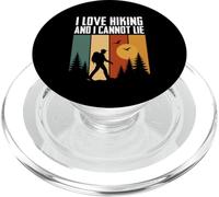 Me encanta el senderismo y no puedo mentir divertido Camping Montaña Senderismo PopSockets PopGrip para MagSafe