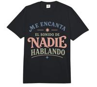 Me Encanta el Sonido de Nadie Hablando Retro Mood Comfort Colors Adult Heavyweight T-Shirt