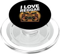 Me encanta el sonido rítmico del reggae Boombox PopSockets PopGrip para MagSafe