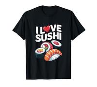 Me encanta el sushi Nigiri Maki Sashimi Lover Camiseta