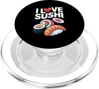 Me encanta el sushi Nigiri Maki Sashimi Lover PopSockets PopGrip para MagSafe