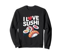 Me encanta el sushi Nigiri Maki Sashimi Lover Sudadera
