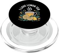 Me Encanta el té de limón Cozy Beverage Vibes PopSockets PopGrip para MagSafe