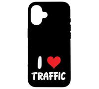 Me encanta el tráfico - Conducir Conductor Coche Camión Viaje Carcasa para iPhone 16