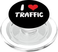 Me encanta el tráfico - Conducir Conductor Coche Camión Viaje PopSockets PopGrip para MagSafe