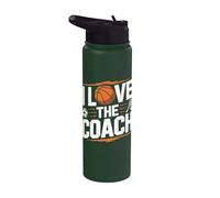 Me encanta el tributo a Coach Sports Enthusiast Stainless Steel Insulated Water Bottle