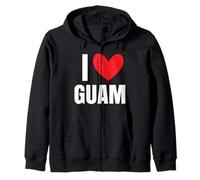 Me Encanta el Viaje a la Playa de Guam, Pride, a la Isla del Pacífico, Guamanian Sudadera con Capucha