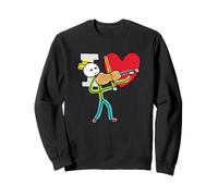 Me Encanta el violín Sudadera