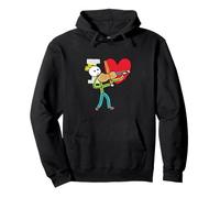 Me Encanta el violín Sudadera con Capucha