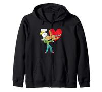 Me Encanta el violín Sudadera con Capucha