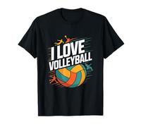 Me encanta el vóleibol entusiasta pasión expresión Camiseta