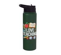 Me encanta enseñar el aprendizaje entusiasta Stainless Steel Insulated Water Bottle