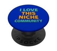 Me Encanta Esta Comunidad de nicho PopSockets PopGrip Adhesivo