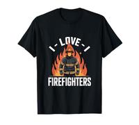 Me encanta Firefirefies Brave Heroes Flame Camiseta