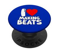 Me Encanta Hacer Beats Productor Musical Pasión PopSockets PopGrip Adhesivo