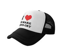 Me Encanta Hacer Llorar A Los Chicos Gorra El Sol Ajustable Gorra Running Secado Rápido Running Gorros para Deportes Golf Pesca