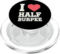 Me encanta Half Burpee Fitness PopSockets PopGrip para MagSafe