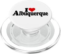 ME Encanta Heart Albuquerque, Nuevo MÉXICO, ABQ PopSockets PopGrip para MagSafe