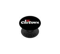 ME Encanta Heart CHI-Town Chicago Illinois PopSockets PopGrip Adhesivo