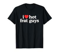 Me Encanta Heart Hot Frat Guys, Divertido Meme de la generación Z de la Hermandad universitaria Camiseta