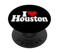 ME Encanta Heart Houston Texas PopSockets PopGrip Adhesivo
