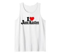ME Encanta Heart Jane Austen Camiseta sin Mangas