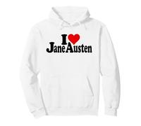 ME Encanta Heart Jane Austen Sudadera con Capucha